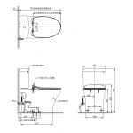 TOTO CW769TW/SW769DTW 分離式座廁 - 龍捲上旋式沖洗
